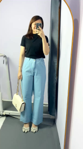 CELANA KULOT MOZZA JEANS HIGHWAIST WANITA//CULLOTE JEANS MOZZA BOYFREIND KOREAN STYLE TERBARU