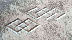 wajik susun 3 dan 2 tampilan 1 muka | ornaments pagar