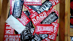Stiker Grafik Berkualitas: Stiker Band Metal Indonesia Rondoom