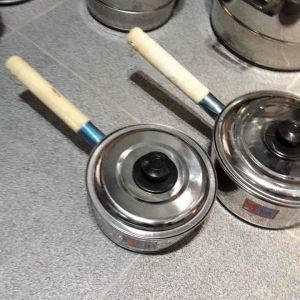 Panci Susu Tutup Stainles Handle Kayu CUCI GUDANG MURAH COD