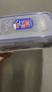 LocknLock Eco-Friendly Classic Airtight Rectangular Food Container w/ Divider 550ml HPL815C | Lunch