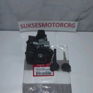 Kunci Kontak Assy Set K60/59 Motor Vario 125 LED & Vario 150 LED Plus Kunci Jok Belakang