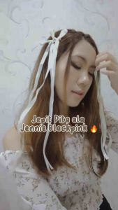 Jepit Rambut Pita Untai Twist Braid Simpul Long Jepitan Rambut Ribbon Korea Bow Hairpin Korean Hairclip