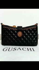 Tas Pesta GUSACHI Brand Import Warna Hitam Tas Premium kd 75