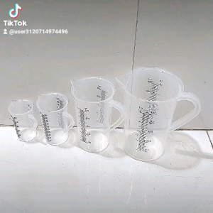 Ly đong lường - ly định lượng chia vạch nhựa Châu Hưng cao cấp