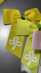 1pc Hair Clip for Girls Ponytail | Bow Clip Ribbon Scout Accessory GSP JUNIOR TWINKLER STAR