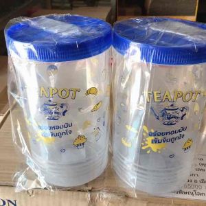 กระปุกTeaPotฝ่าเกียว1600ML.ได้สินค้า2ใบ