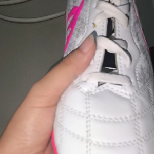 SEPATU FUTSAL PUTIH -PINK MUZZA.ID HIGHT QUALITY