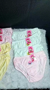 Golden Nick 6 Pcs Celana Dalam Anak Perempuan Motif Polos Bahan Katun Lembut Cd Bocah Cewek