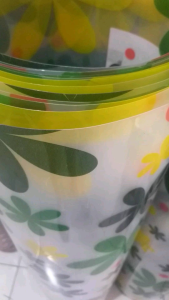 Fiber Plastik Penutup Pagar Motif Flower per 1 m Ketebalan 0.6mm