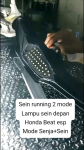 Sein 2 mode lampu sein depan untuk Honda Beat New Fi esp eco street TH 2016-2019 mode senja+sein sudah PNP soket