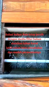 Filter Kolam Chamber Panjang 30cm Stainless
