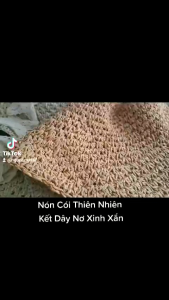 Nón Bucket Nón Thời Trang Nón Chất Cói Tự Nhiên Thủ Công Kết Nơ Ren Chống Nắng Tốt Mát Da Đầu Xinh Sang