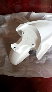 Cover body spakbor depan Vario techno 125 fi 2013 2014 warna putih