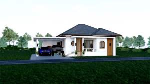 แบบบ้านปั้นหยา 1 ชั้น