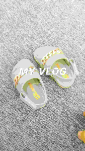 Sandal Anak Azkia Rantai Mutiara Emas