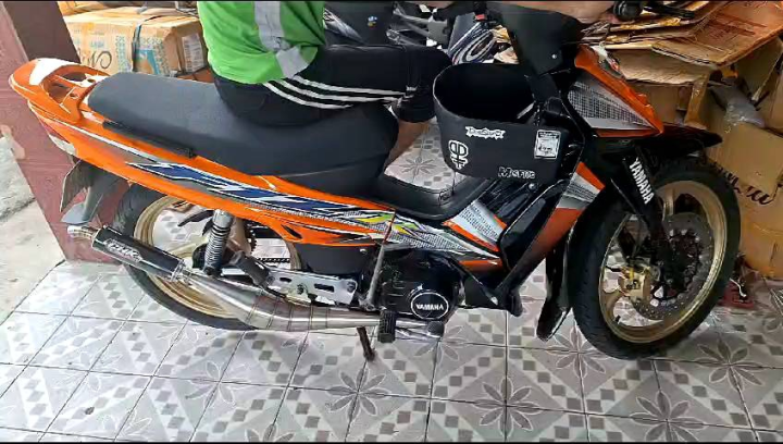 knalpot FIZR standar racing model samping full stenlis