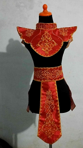 Renda Bordir Untuk Tari: Set Dada Lingkar & Aksesoris Tarian