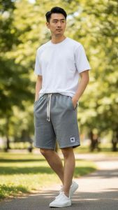 Baggy Men’s Shorts Plain Freesize Fit Waist 28-38 Inches