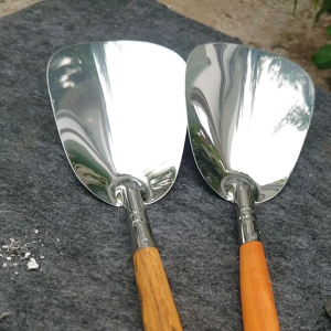 SODET BESAR 3PCS & SEPATULA GAGANG KAYU EROK STENLIS SUDIP