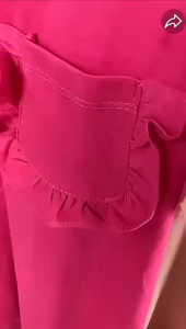 Dress Anak Lucuna Rumi Oversize Warna Dusty Pink Size 1-5tahun