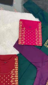 [S-2XL] READY STOCK ART SILK KURTI