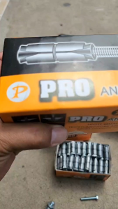 ปุ๊กตะกั่ว  2หุน ยี่ห้อ Pro 1/4  (กล่องละ 100 ตัว )