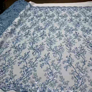 Bahan Kain Tile Akar Sakura Full Payet Spanggel Bahan Bagus