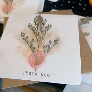 การ์ดอวยพรเทศกาล 02 ประทับครั่ง