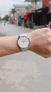 ĐỒNG HỒ NAM CHÍNH HÃNG Citizen NJ0080-50A Automatic White Dial Sapphire Classic Silver Stainless Steel For Men