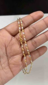 Kr silver เงินแท้มีใบรับประกัน สร้อยคอเงินแท้ สองกษัตริย์ ลายเม็ดข้าวพอง (อิตาลี) หนา 2 มิล | N2K20006