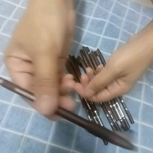 [Ready Stock] 3Pcs Aloe Vera & Vitamin E Matte Dark Brown Eyebrow & Lip Liner 2in1 Pencil With Brush 1.5g Each