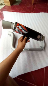 SLINCER KNALPOT SAMLONG KOBRA UJUNG SUNBLAS ALL MATIC BLACK COATING TYPE SAMLONG by wenz muffler