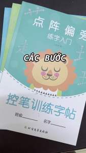 Vở tập viết chữ hán cho người mới học Tập viết tiếng trung các nét cơ bản