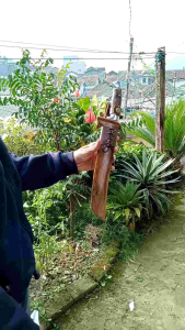 golok kebun model kopak cor dural baja per