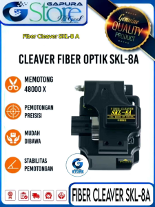 FIBER CLEAVER SKL 8A / Metal body Fiber cleaver / cable cutting knife FTTT / fiber optik knife tolls cutter 16 cleaver cutter / Pisau potong serat optik / Pisau pemotong serat optik / Alat potong serat optik / Pisau potong serat optik SKL-6C / SKL-6C Ori.