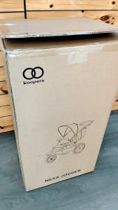 Koopers Nexa 3 Wheeler Jogger Stroller EN1888 Approved (Newborn till 22 Kg)Free Premium Baby Diaper Bag