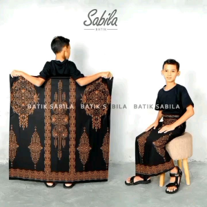 Sarung Anak Kecil Laki-Laki SD & SMP Bermotif Wayang Bergambar Terbaru 2024 Premium Motif Batik Hadroh