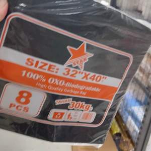Beg Sampah Tebal HDPE [80x100CM] Garbage Bag Thick [8pcs/ 8Keping]