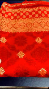 Bahan Kain Songket Semi Motif Bunga Cina & Palembang