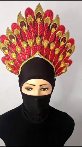 Renda Bordir Siger/Mahkota Motif Krisna: Aksesoris Dekorasi Interior yang Cantik