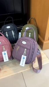 Jiman Bag TAS RANSEL 3IN1 CHIBAO PLIPIT SLETING DUA FREE ACC 3IN1 UK18X17CM bisa cod