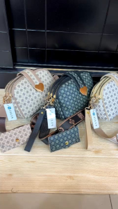 Jiman Bag Tas Selempang Tiga Ruang Maylove Pernik Tali Bisban