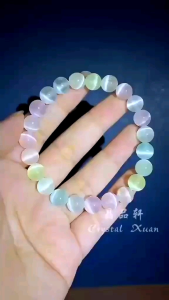 [MY🇲🇾 Ready Stock]8mm 透石膏手串Selenite Bracelet｜安神助眠  ✦ 自我净化｜