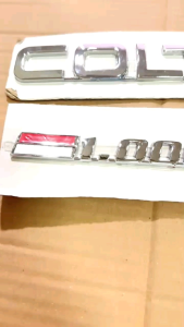 Emblem Tulisan Colt Diesel 1.000.000 Edition Fuso Canter Mobil Chrome