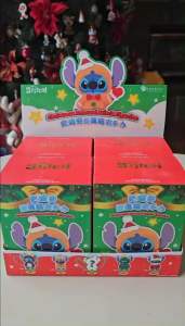 ลุ้น1ตัว🎄 สติช ดิสนี่ย์ คริสต์มาส Disney Lilo & Stitch - Christmas Dressed Stitch Figurine Series Blind Box by Grand Jester x Enesco