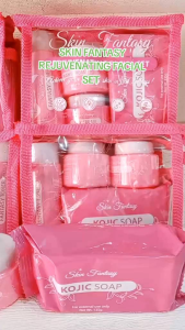 Skin Fantasy Rejuvenating Facial Set Toner Soap Day Cream Night Cream