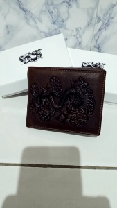 Dompet Kulit Import Gambar Ukiran Karakter Naga