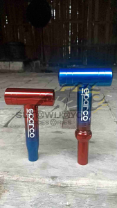 Tuas Tongkat Shift Gear Knob Manual Persneling Mobil/Truck Universal Stainless Steel T Blue Moon