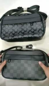 TAS SELEMPANG PRIA MODIS KEKINIAN PREMIUM 5192 TALI PANJANG BAHAN SINTETIS TEBAL